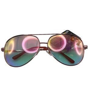 Women's Pink Aviator Sunglasses